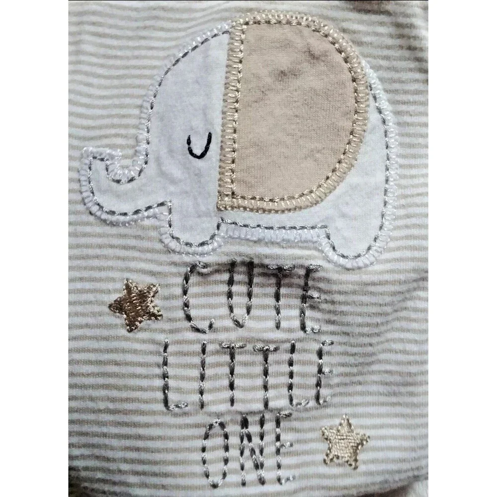 pajamas 0 to 3 month new Gerber Sleeper elephant baby  infant sleepwear